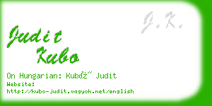 judit kubo business card